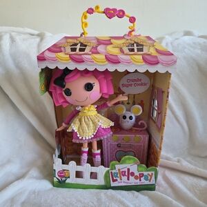 Lalaloopsy 10th Anniversary Crumbs Sugar Cookie Doll - New in Box with Mouse Pet